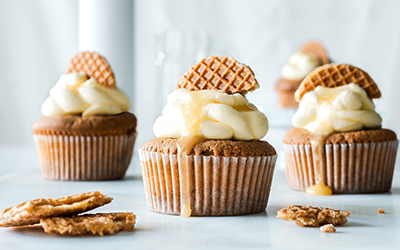 Carrot Walnut Flax Flour Cupcake Bites